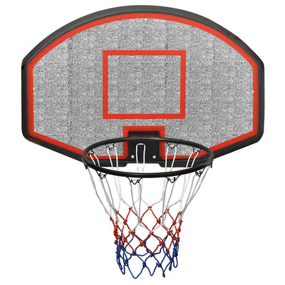 Tablero de baloncesto Vidaxl 90x60x2 cm polietileno negro