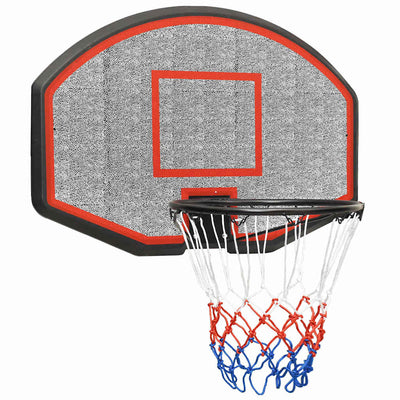 Tablero de baloncesto Vidaxl 71x45x2 cm polietileno negro