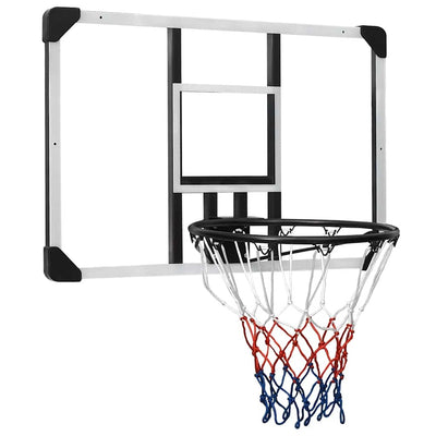Tablero de baloncesto Vidaxl 90x60x2.5 cm de policarbonato transparente