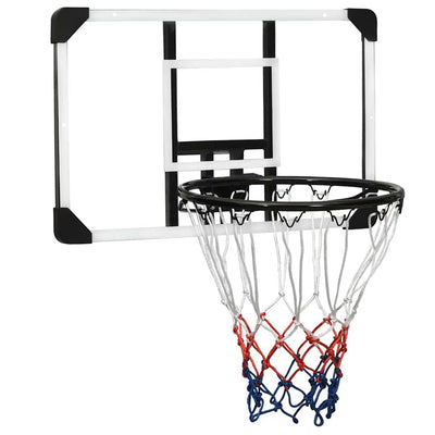Tablero de baloncesto Vidaxl 71x45x2.5 cm de policarbonato transparente