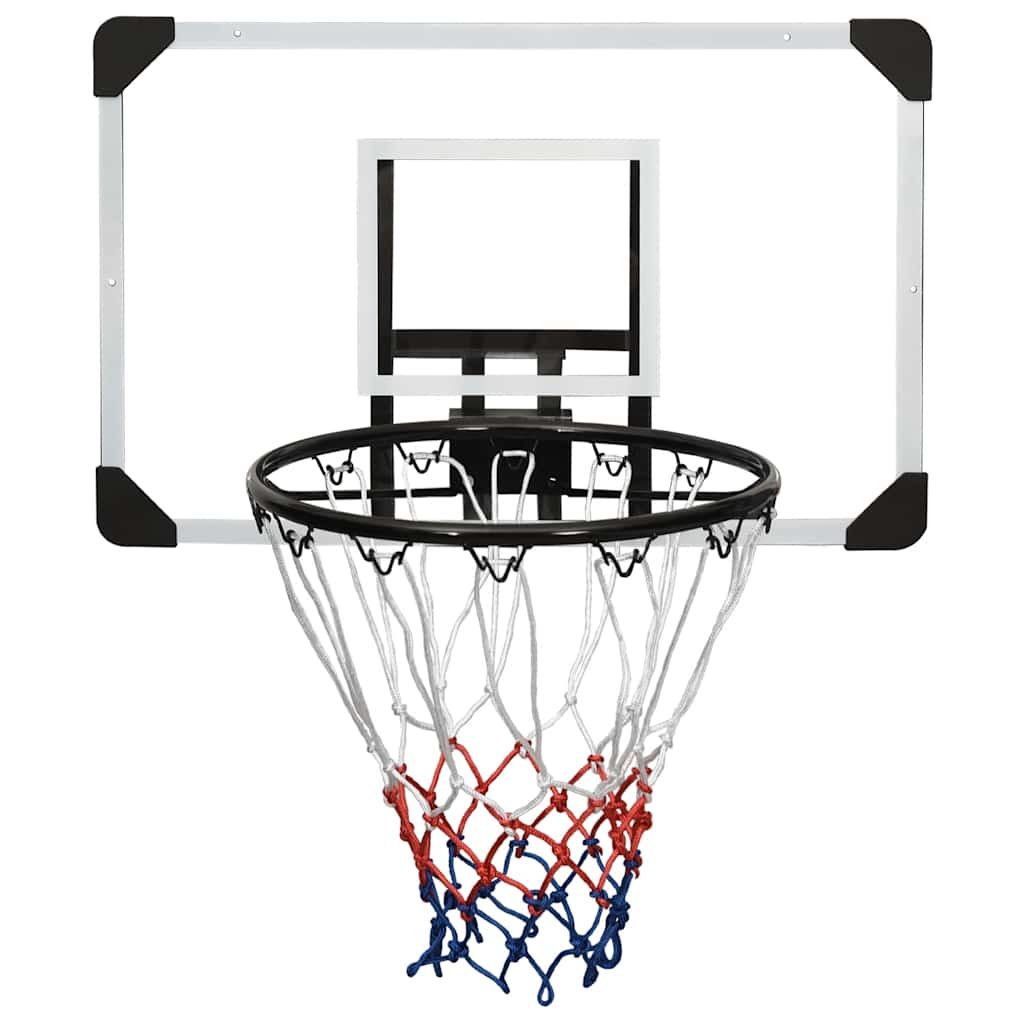 Tablero de baloncesto Vidaxl 71x45x2.5 cm de policarbonato transparente
