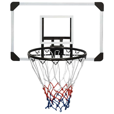 Tablero de baloncesto Vidaxl 71x45x2.5 cm de policarbonato transparente