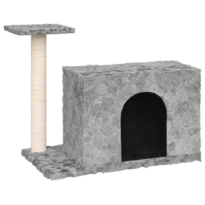 Vidaxl Cat Furniture con granchio sisal pallido 51 cm grigio chiaro