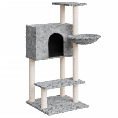 Vidaxl Cat Furniture con graffi di sisal 108,5 cm grigio chiaro