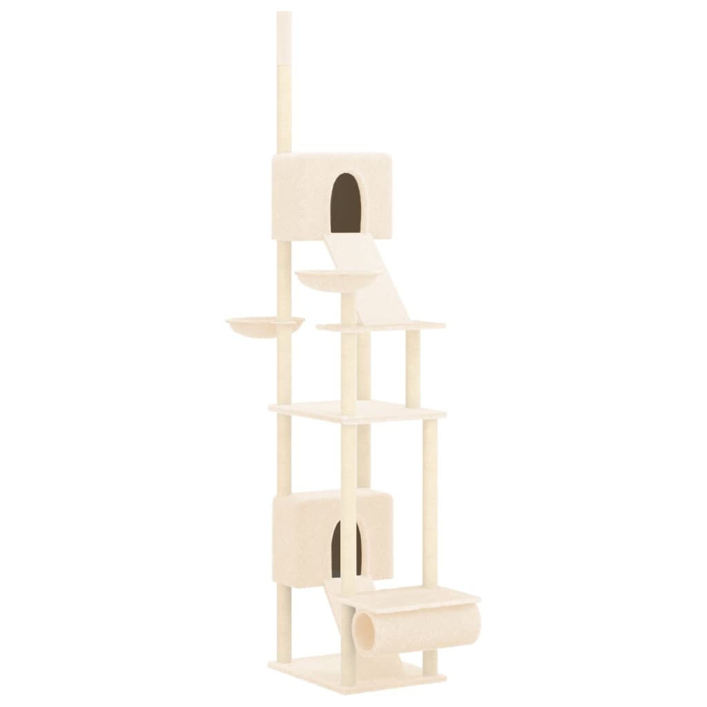 Vidaxl Cat Muebles de piso a techo 277-303 cm de color crema