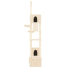 Vidaxl Cat Muebles de piso a techo 277-303 cm de color crema
