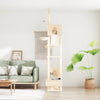 Vidaxl Cat Muebles de piso a techo 277-303 cm de color crema