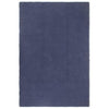 Vidaxl alfombra rectangular 160x230 cm Algodón azul marino
