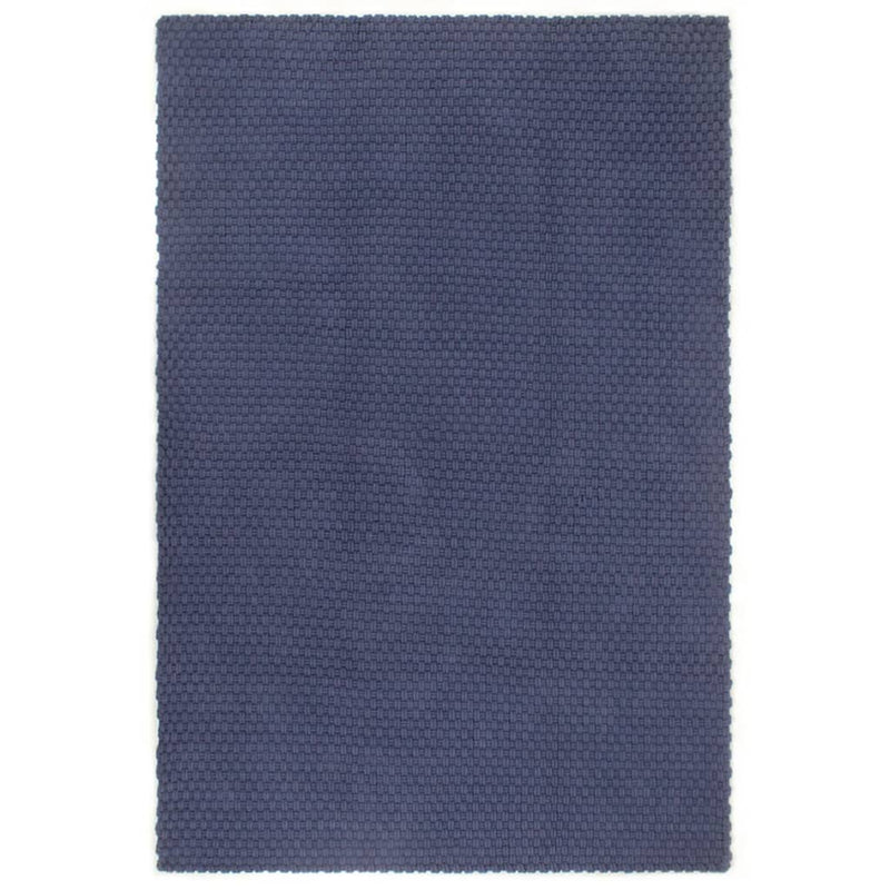Vidaxl rectangular 180x250 cm Algodón azul marino