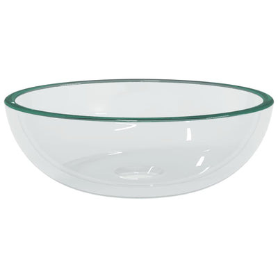 Vidaxl Washbasin 35x12 cm de vidrio templado transparente