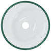 Vidaxl wasbak 30x12 cm gehard glas transparant