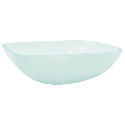 Vidaxl Washbasin 42x42x14 cm de vidrio mate