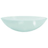 Vidaxl wasbak 50x37x14 cm glas mat