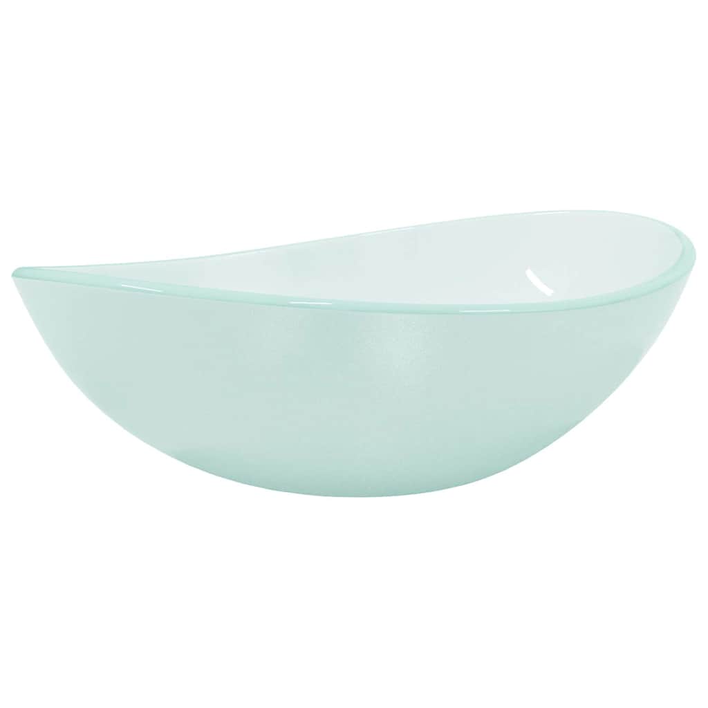 Vidaxl Washbasin 54.5x35x15.5 cm de vidrio endurecido mate