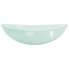 Vidaxl Washbasin 54.5x35x15.5 cm de vidrio endurecido mate