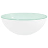 Vidaxl wasbak 30x12 cm gehard glas wit