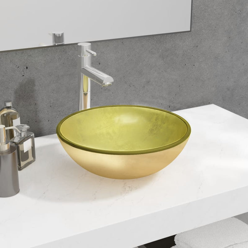 Vidaxl Washbasin 35x12 cm in vetro temperato colorato