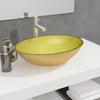 Vidaxl Washbasin 50x37x14 cm in vetro colorato