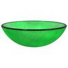 Vidaxl Washbasin 42x14 cm de vidrio templado verde