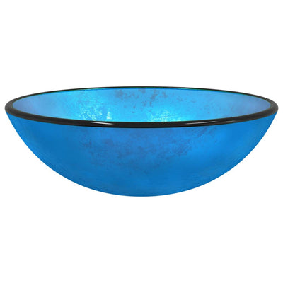 Vidaxl Washbasin 42x14 cm de vidrio endurecido azul