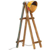 VidaXL lámpara de pie E27 madera maciza de mango multicolor