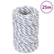 Vidaxl Boat Rope 2 mm 25 m Polypropene Bianco
