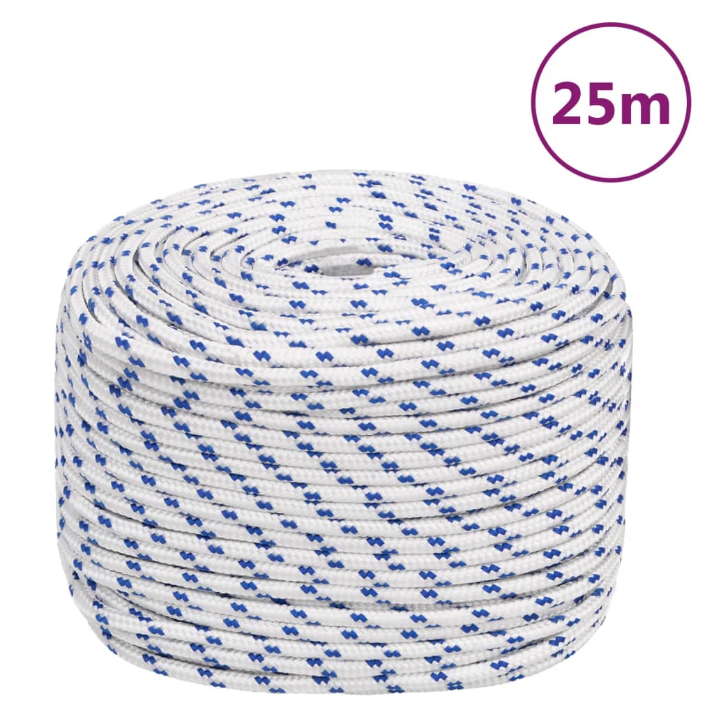 VIDAXL ATTEND ROPE 10 MM 25 M Polypropilene bianco