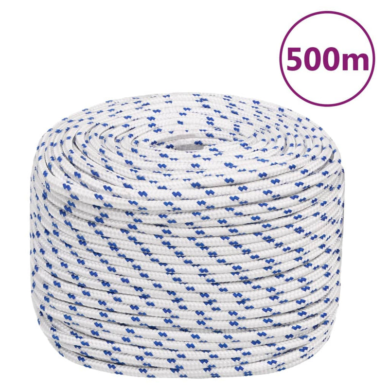 VIDAXL SCOOD ROPE 10 MM 500 M Polypropilene bianco