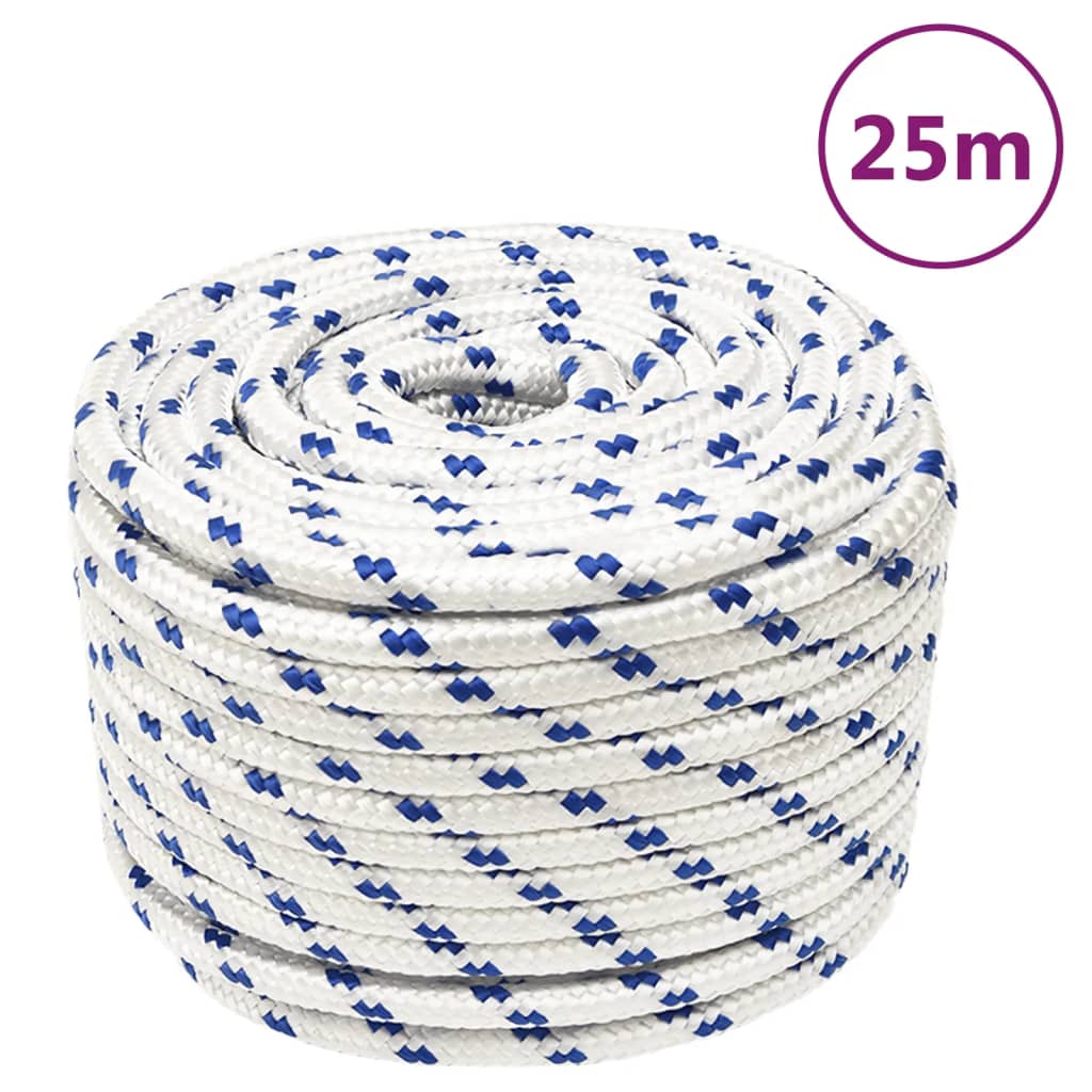VIDAXL SCOOD ROPE 12 MM 25 M Polypropilene bianco