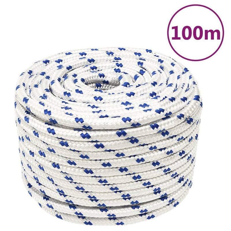 VIDAXL SCOOD ROPE 14 mm 100 m Polypropilene bianco