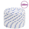 Vidaxl boot touw 16 mm 100 m polypropyleen wit