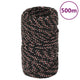 Vidaxl Boot Rope 2 mm 500 m Polypropilene Nero