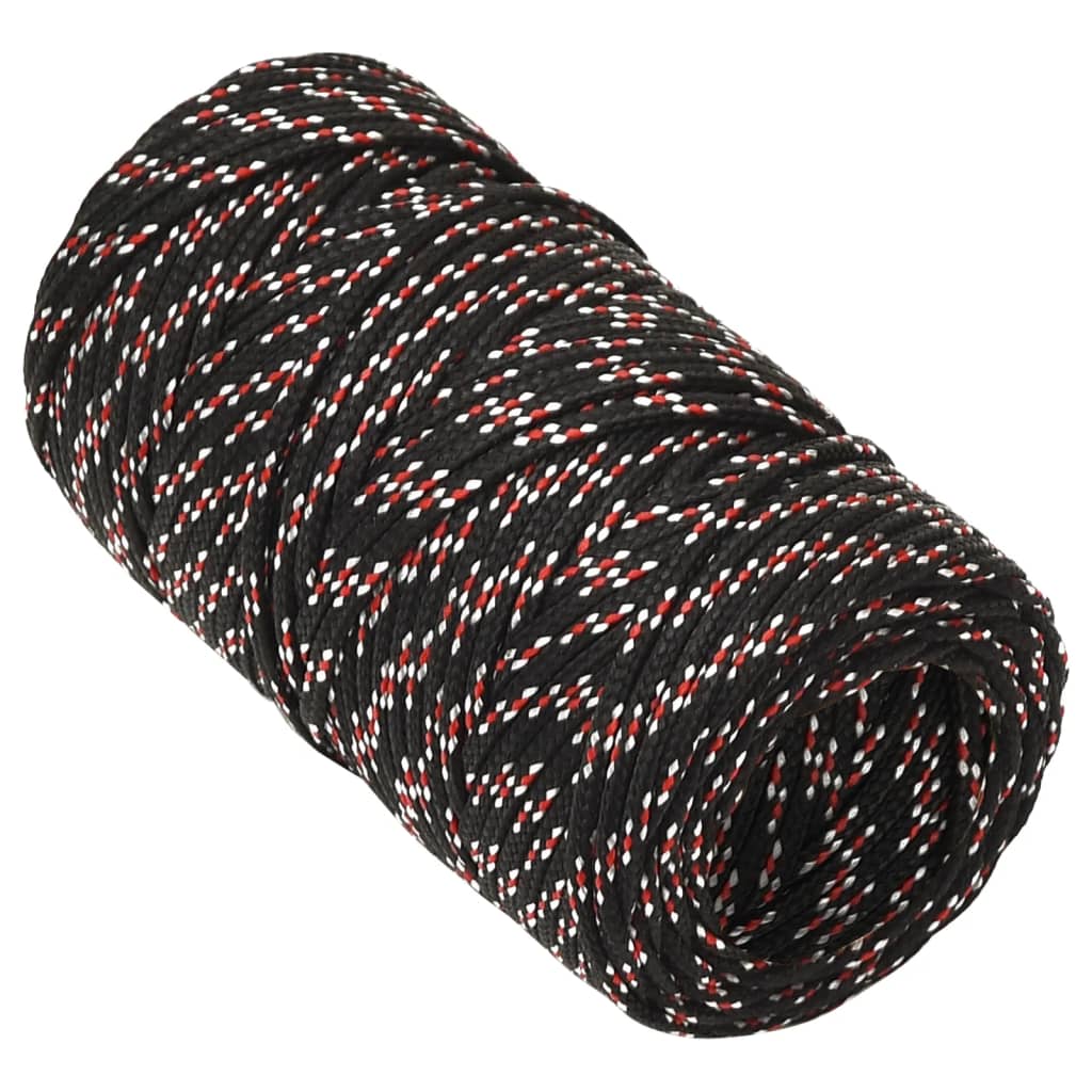 Vidaxl Boot Rope 2 mm 500 m Polypropilene Nero