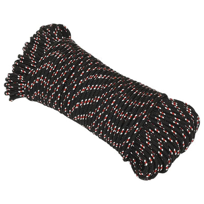 Vidaxl Boot Rope 5 mm 25 m de polipropileno negro