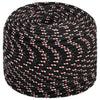Vidaxl Boot Rope 6 mm 50 m Polypropilene Nero