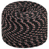 Vidaxl Boot Rope 6 mm 250 m Polypropilene Nero