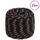 Vidaxl Boot Rope 18 mm 25 m Polypropilene Nero