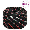 Vidaxl Boat Rope 20 mm 100 m Polypropilene Nero