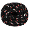 Vidaxl Boat Rope 20 mm 100 m Polypropilene Nero