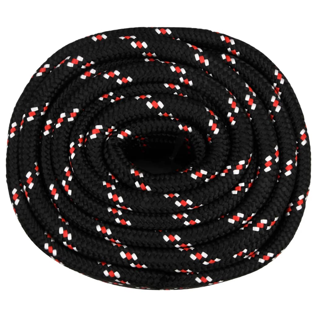 Vidaxl Boat Rope 20 mm 100 m Polypropilene Nero