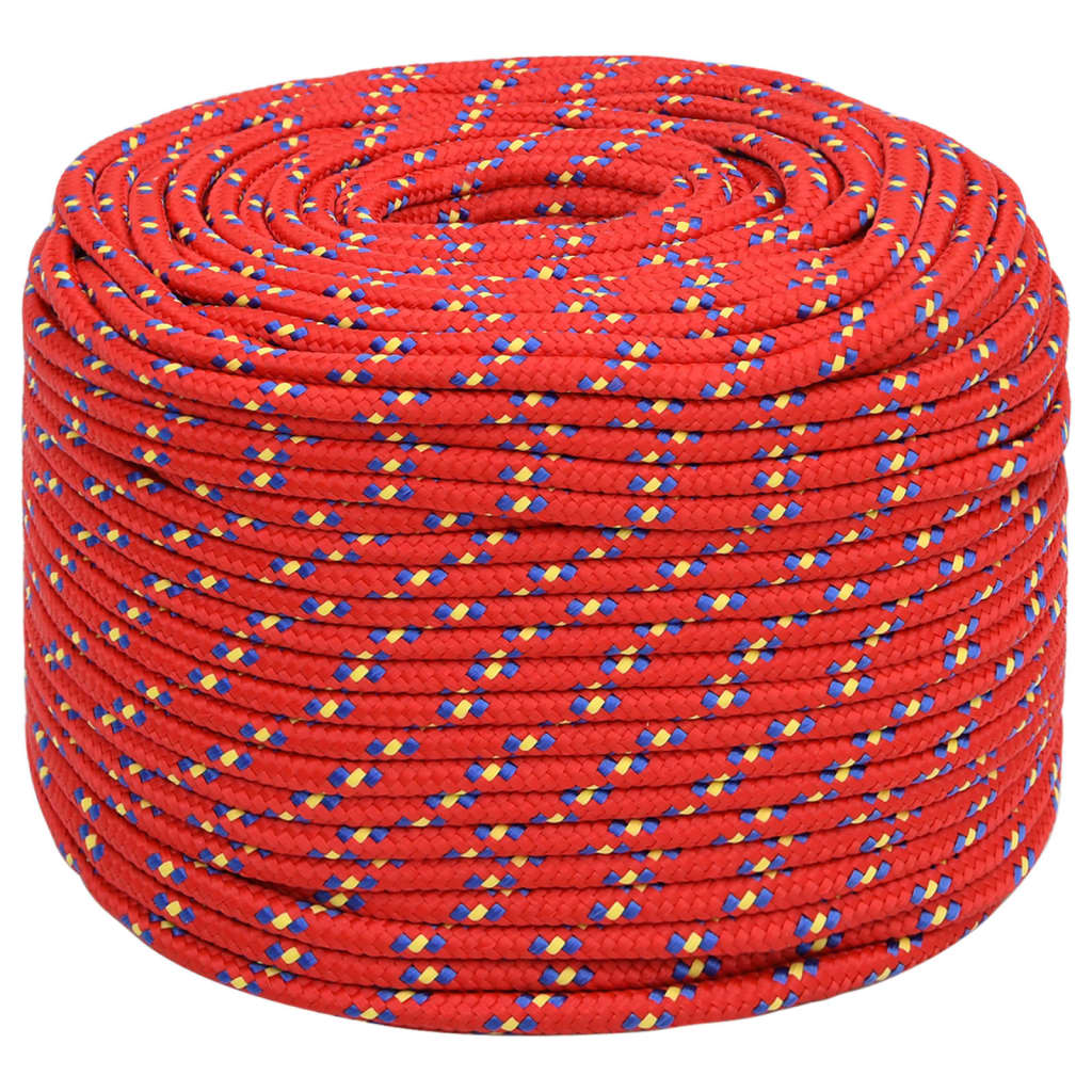 Vidaxl Boat Rope 10 mm 100 m in polipropilene rosso