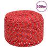 Vidaxl Boat Rope 10 mm 500 m in polipropilene rosso