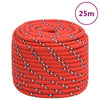 Vidaxl Boat Rope 16 mm 25 m polipropileno rojo