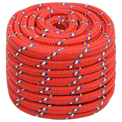 Vidaxl Boat Rope 20 mm 50 m in polipropilene rosso
