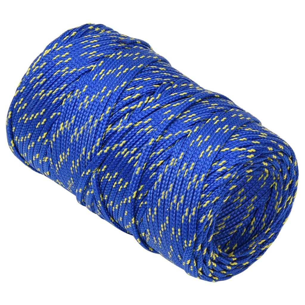 Vidaxl boottouw 2 mm 500 m polypropyleen blauw
