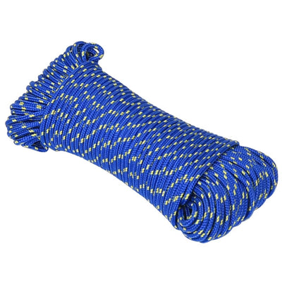 Vidaxl Boat Rope 3 mm 50 m in polipropilene blu