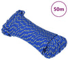 Vidaxl Boat Rope 4 mm 50 m polipropileno azul