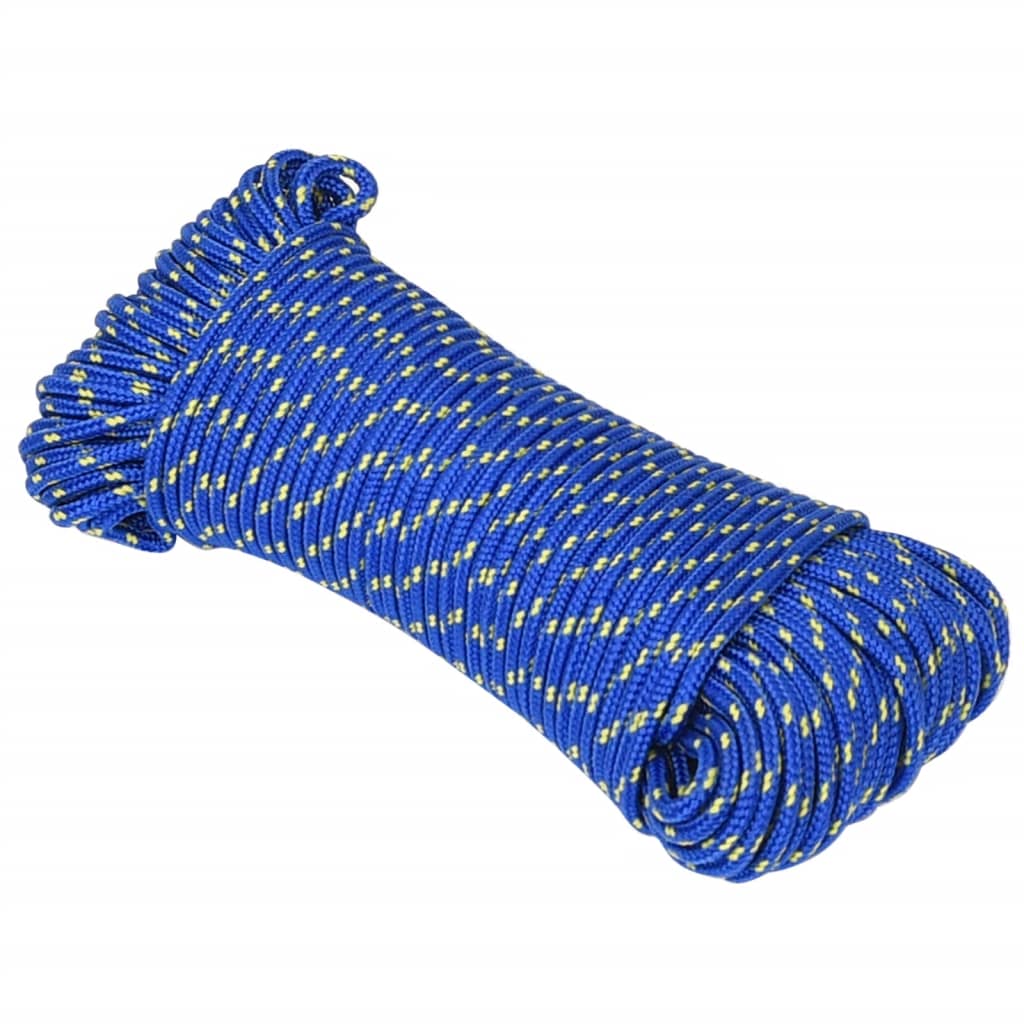 Vidaxl Boat Rope 5 mm 25 m blu polipropilene