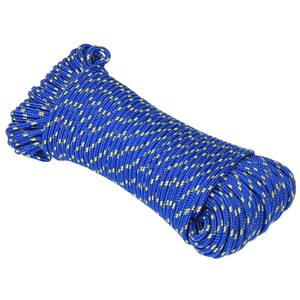 Vidaxl boottouw 5 mm 50 m polypropyleen blauw
