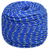 Vidaxl Boot Rope 6 mm 50 m Polypropilene Blue